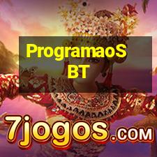 ProgramaoSBT 1 Programação SBT